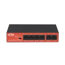 Wi-Tek - WI-PS205H V2 - 4FE + 2FE Uplink Ports 250M Long Range PoE Switch with 4PoE Port