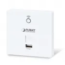 Planet - WNAP-W2200UE - 300Mbps 802.11n In-Wall Wireless Access Point w/ USB Charger