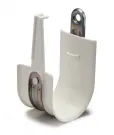 Platinum Tools - HPH64ACSSBC-25 - HPH JHK 4" Spring Steel Bm Clmp Sz64, Swivels 360 deg, White (25 EA)
