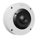 Hanwha - XNF-9013RV - Powered by WN7, 1/2.3" 12MP CMOS, Max resolution 3008x3008 @ 30FPS, 1.08mm fixed focal lens, Stereo graphic type lens, enhanced resolution for the peripheral regions, H.265, H.264, MJPEG codec supported, Fisheye, Single panorama