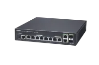 Vivotek - AW-GEV-108A-130 - 8-Port GbE RJ45(PoE)+2-Port GbESFP Web Smart Managed PoE Switch