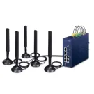 Planet - LCG-300-NR-US - Industrial LoRaWAN + 5G NR Cellular Gateway with 5-Port 10/100/1000T
