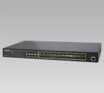 Planet - GS-5220-16S8C - L2+/L4 24-Port 100/1000X SFP with 8 Shared TP Managed Switches, with Hardware Layer3 IPv4/IPv6 Static Routing