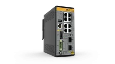 Hanwha - AT-IE220-10GHX-K90 - AT Industrial rugged switch with 8 x Gigabit Ethernet, PoE++ and optional  2x 10G (SFP+). 240W total PoE budget *Power supply sold separately (NDAA and TAA compliant)