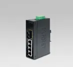 Planet - ISW-511 - IP30 Slim Type 4-Port Industrial Ethernet Switch + 1-Port 100Base-FX(SC) (-10 - 60 C)