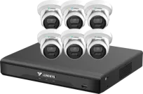 Luminys - K56-8D1A2 - 8 Channel LumiDeterrent 6 x 5MP Turret Cameras