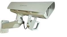 Hanwha - PNB-A9092RLPH - 4K Regular Speed (up to 74MPH) LPR Box Camera Kit with Enclosure and IR, Licensed with Wisenet Road AI. Max. 4K resolution, 12-50 mm lens, H.265/H.264/MJPEG codec, WiseStream III, Includes PoE+ Camera enclosure with Wall moun