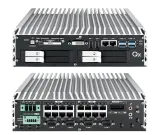 Qumulex - QXE730-08 - QxEnergy 730 - Ruggedized small form factor gateway for harsh environments and mobile applications, 08TB - 16 Ports PoE+. Up to 32 cameras or 64 total resources.