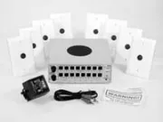 ETS Kit: SM9VA 8 SM1 Microphones, SM8VA Audio/Video Switcher/Mixer/Amplifier