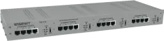 Hanwha - TEU-F16 - 16 Channel Ethernet over UTP Extender With Pass-Through PoE