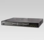 Planet - WGSW-24040 - IPv6, 24-Port Gigabit with 4-Port Shared SFP Layer 2/4 SNMP Managed Switch