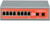 Wi-Tek - WI-PMS310GFR - 8GE+2SFP uplink Full Giga SNMP managed 24V Reverse PoE Switch (Meta Case)