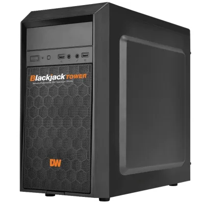 Digital Watchdog - DW-BJMTC7404T - Blackjack Mid-size Tower Client Workstations, 4 Simultaneous Monitors, Windows OS, 32GB RAM