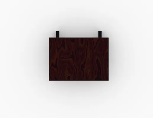 Kendall Howard - 5200-3-424-00 - LAN Station 19” x 14” Shelf - African Mahogany