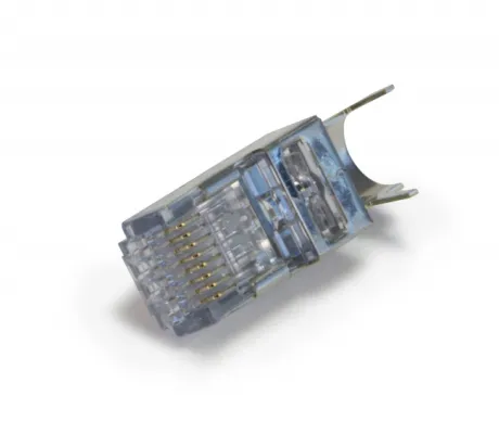 Platinum Tools - 100027C - ezEX48 Cat6A Shielded RJ45 External Ground Connector, 25/Clamshell.