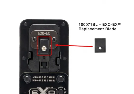 Platinum Tools - 100071BL - EXO-EX Die Replacement Blade, Clamshell.