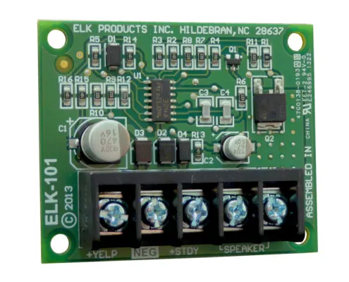 ELK - 101 - Siren Driver, Two-Channel, Single Transistor
