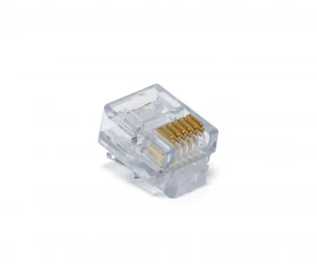 Platinum Tools - 105005LT - EZ-RJ12/11 Long Tab Connector. Pkg 500pc/Bag.