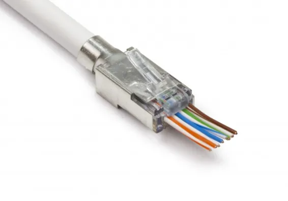 Platinum Tools - 105022 - EZ-RJ45 Shielded, External Ground. Pkg 100pc/Bag.