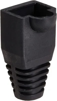 Platinum Tools - 105083 - RJ45 Boot, 6.5mm Max OD, Black. Pkg 100pc/Bag.