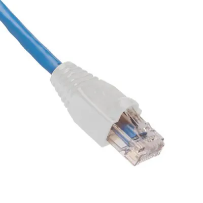 Platinum Tools - 105087 - RJ45 Boot, 6.5mm Max OD, White. Pkg 100pc/Bag.