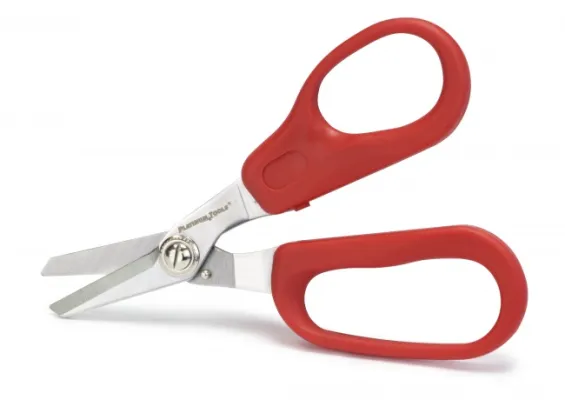 Platinum Tools - 10529C - Fiber Optic Kevlar Scissors, Clamshell.