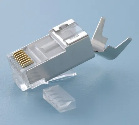 Platinum Tools - 106192C - RJ45 Cat6A 10 Gig Shielded Connector, w/Liner. 50/Clamshell.