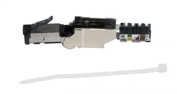 Platinum Tools - 106230 - Shielded Cat6A Flex Connector. 1/Bag.