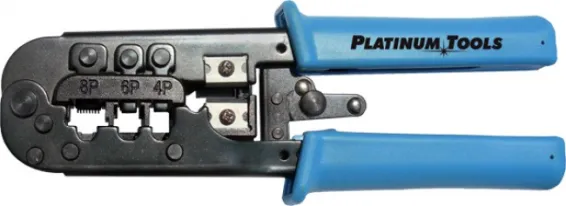 Platinum Tools - 12503C - All-In-One Modular Plug Crimp Tool. Clamshell.