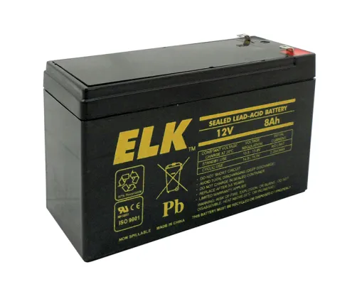 ELK - 1280 - Battery; Lead Acid 12V-8.0Ah
