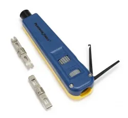 Platinum Tools - 13300C - PT Punchdown Tool, Yellow/Blue (Blades Not Incl'd). Clamshell
