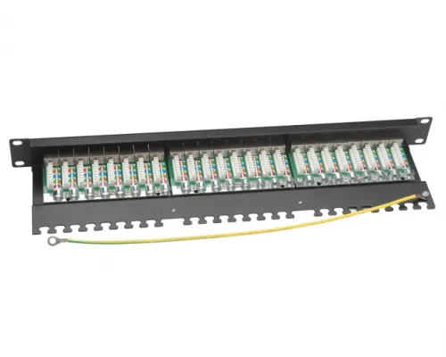 Platinum Tools - 675-24C6AS - Patch Panel, 24 Port, Cat6A, S, 110 Box