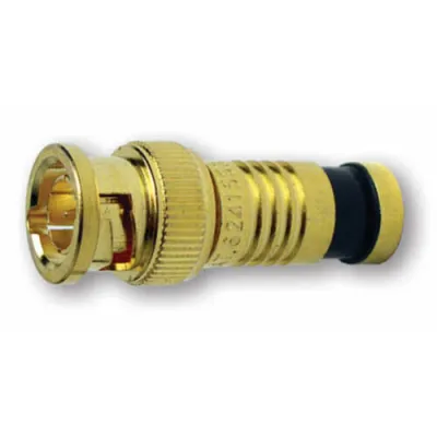 Platinum Tools - 18235 - BNC Type RGB Compression 24AWG Gold Plated Connectors (Bulk Package 25Pc/Bag)