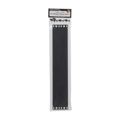 Kendall Howard - 1901-1-002-02 - 2U FLANGED SPACER BLANK