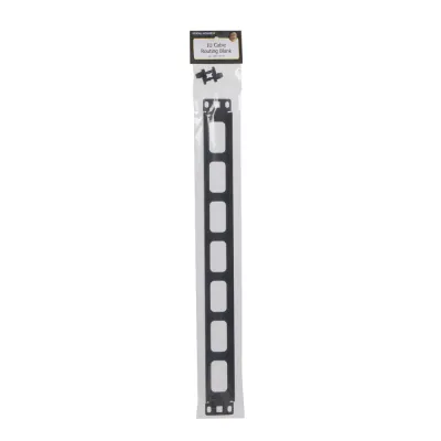 Kendall Howard - 1902-1-001-01 - 1U Cable Routing Blank