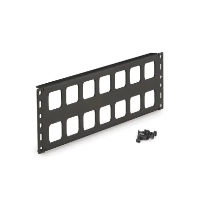 Kendall Howard - 1902-1-002-02 - 2U Cable Routing Blank