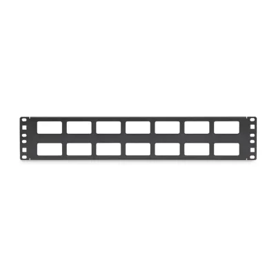 Kendall Howard - 1902-1-002-02 - 2U Cable Routing Blank