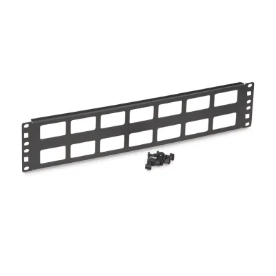 Kendall Howard - 1902-1-002-02 - 2U Cable Routing Blank