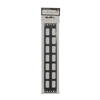 Kendall Howard - 1902-1-002-02 - 2U Cable Routing Blank