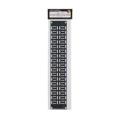 Kendall Howard - 1903-1-002-02 - 2U FLAT CABLE LACING PANEL