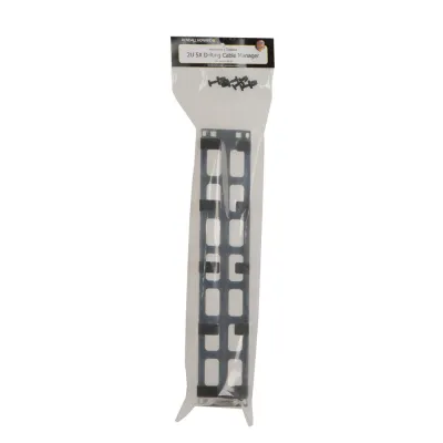 Kendall Howard - 1903-3-100-02 - 2U 5X D-Ring Cable Manager