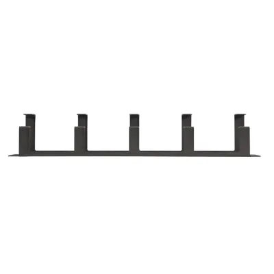 Kendall Howard - 1903-3-100-02 - 2U 5X D-Ring Cable Manager