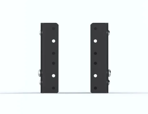 Kendall Howard - 1924-3-001-02 - RACK STANDOFF BRACKET, ADJUSTABLE, 2U 