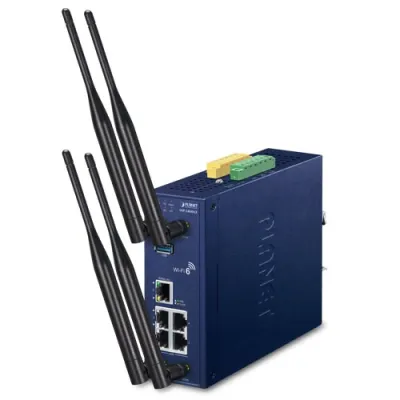 Planet - IAP-2400AX - Industrial 5GHz 802.11ax 2400Mbps Wireless Access Point with 5 10/100/1000T LAN Ports