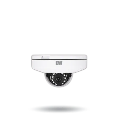 Digital Watchdog - DWC-MF5Wi4TW - MEGApix 5MP Ultra Low-profile Vandal Dome IP Camera with 4.0mm Fixed Lenses and Color in Near-total Darkness and IR with IVA License