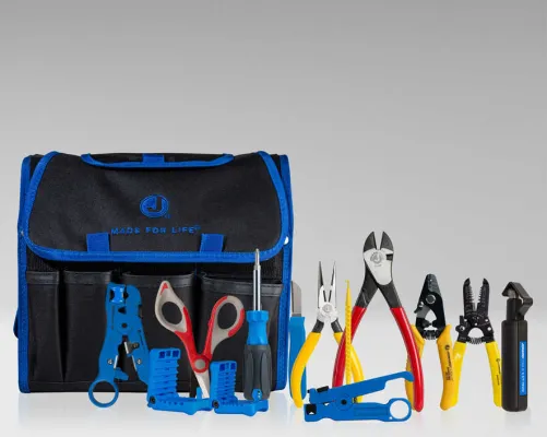 Jonard - TK-170 - Fiber Prep Kit W/Small & Large Mid Span Slitters
