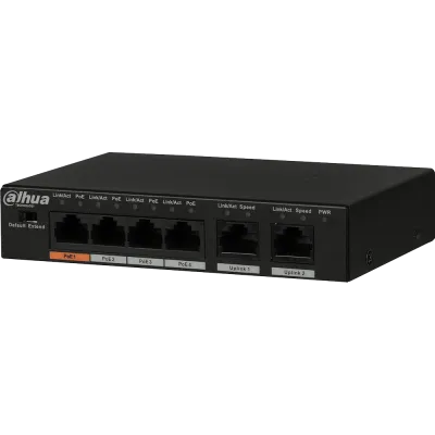 Dahua - DH-PFS3006-4ET-60 - 4-port PoE Ethernet switch 60W