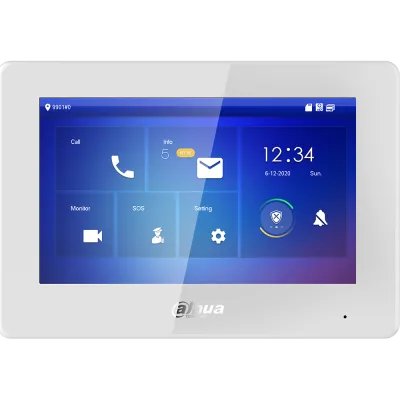 Dahua - DHI-VTH5422HW - Two-wire IP Indoor Monitor, White Bezel