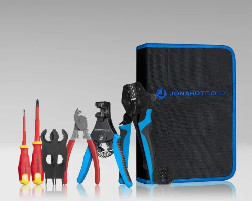 Jonard - SPK-100 - Solar Panel MC3 & MC4 Crimping Tool Kit w/ Insulated Screwdrivers