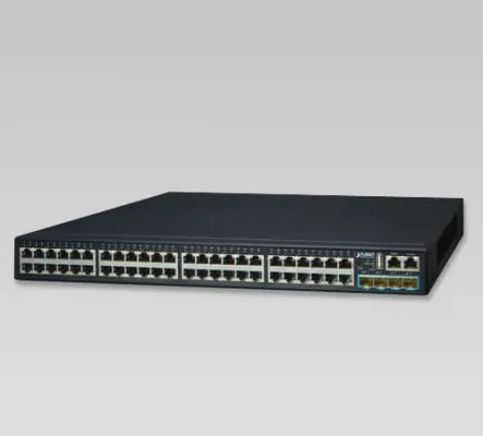 Planet - SGS-6341-48T4X - Layer 3 48-Port 10/100/1000T + 4-Port 10G SFP+ Stackable Managed Gigabit Switch